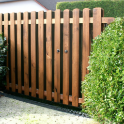 Portillon en Bois Rustique pour un Accueil Chaleureux Roanne